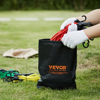 DJ-JC001 - 32 Pcs Heavy-Duty Bungee Cord Set with A3 Steel Hooks