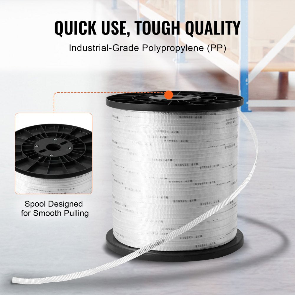1600M12U31 - 1/2" x 5249' Durable Polyester Pull Tape, 1250 lbf Capacity