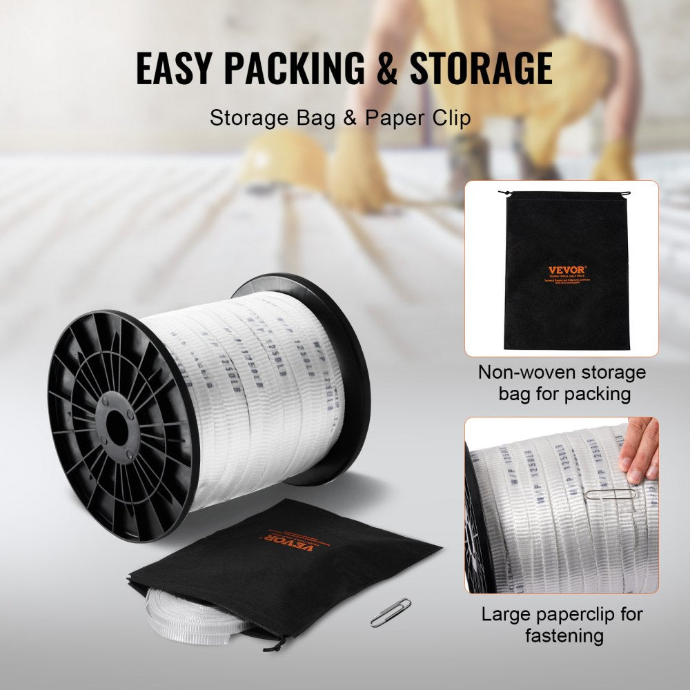 161M127MG4 - Durable 1/2" Polyester Pull Tape, 528' Length for Versatile Use