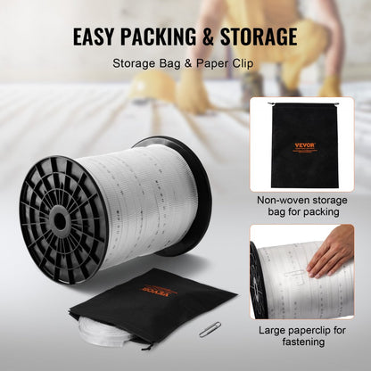161M254CO6 - Heavy-Duty 1" x 528' Polyester Pull Tape with 6000 lbf Strength