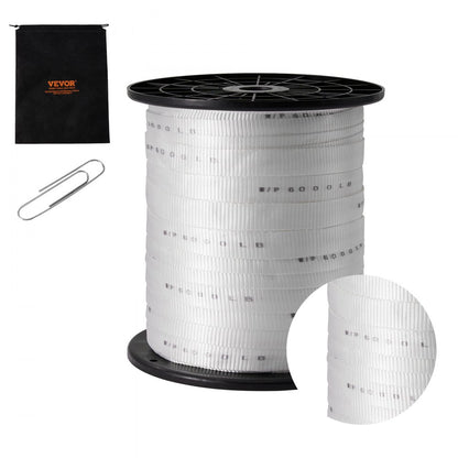 161M254CO6 - Heavy-Duty 1" x 528' Polyester Pull Tape with 6000 lbf Strength