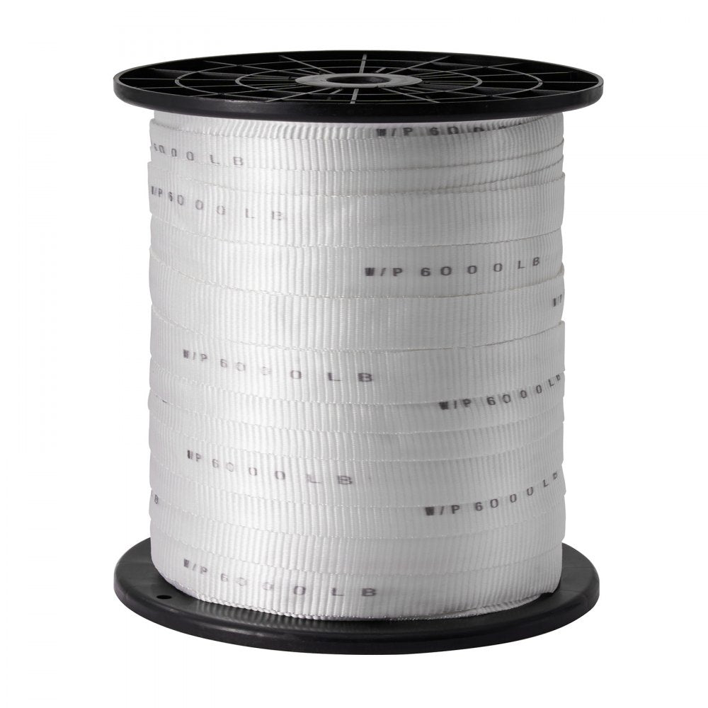 161M254CO6 - Heavy-Duty 1" x 528' Polyester Pull Tape with 6000 lbf Strength