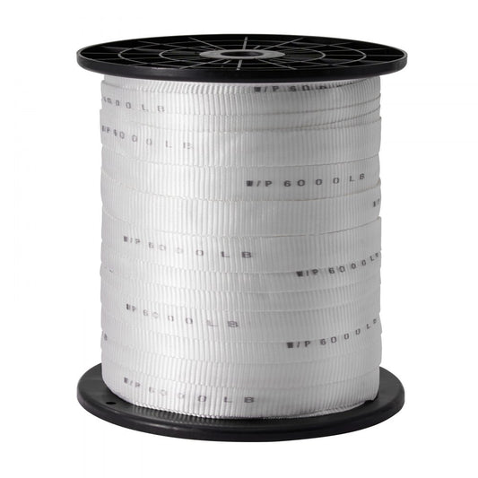 161M254CO6 - Heavy-Duty 1" x 528' Polyester Pull Tape with 6000 lbf Strength