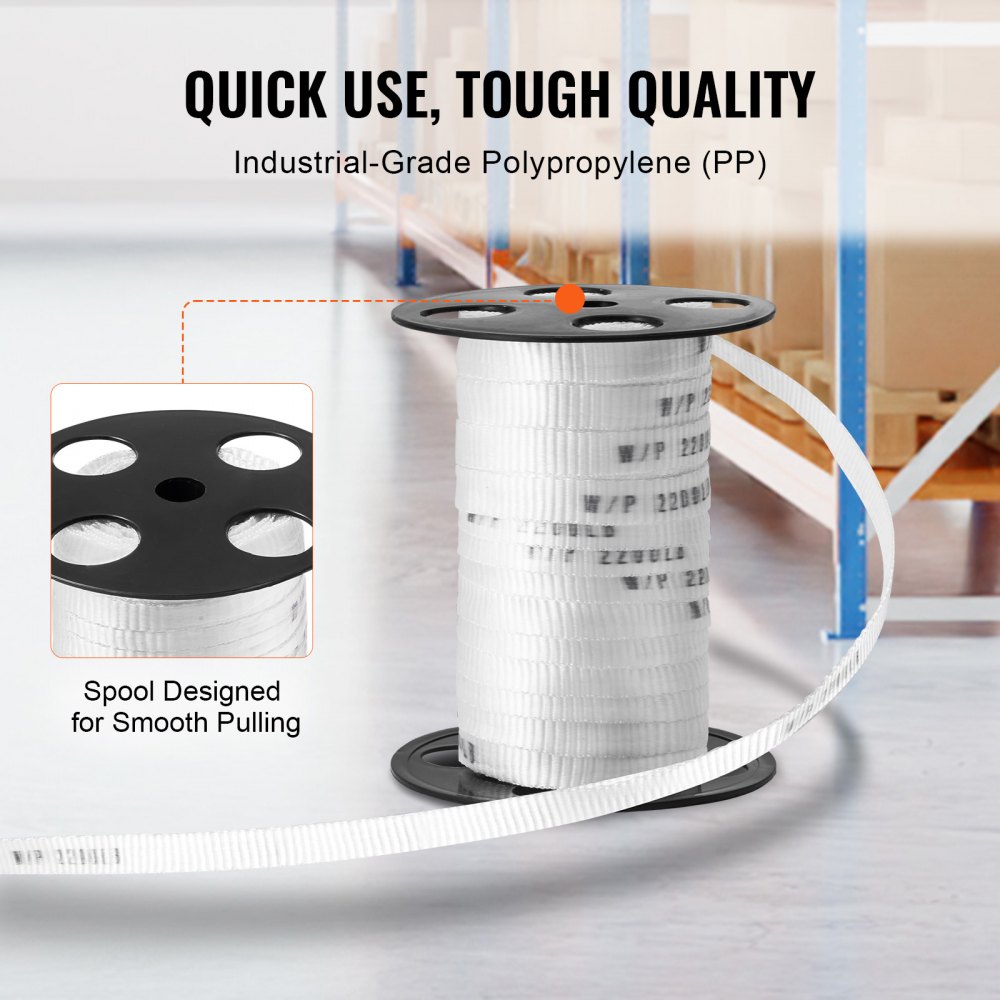 33M159MXK8 - 5/8" x 108' Durable Polyester Pull Tape for Versatile Use