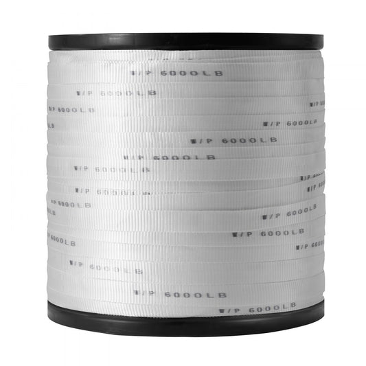 641M2546WO - Durable 1" x 2103' Polyester Pull Tape for Heavy Loads