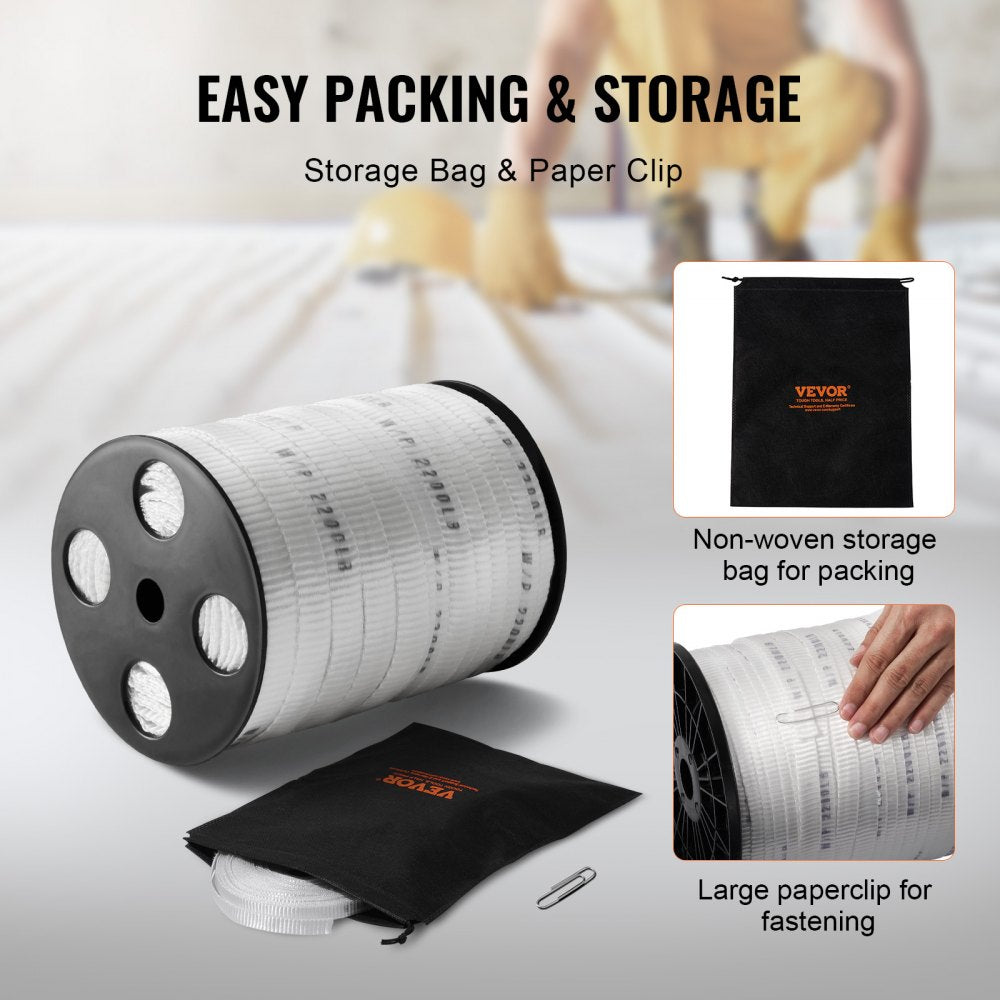 97M159M0R9 - Heavy-Duty 5/8" x 318' Polyester Pull Tape with High Tensile Strength