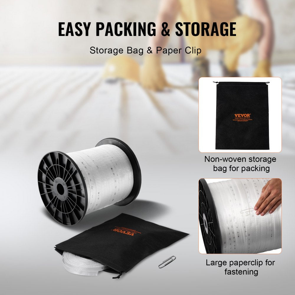 97M19MMX2M - 3/4" x 318' VEVOR Durable Polyester Pull Tape for Heavy-Duty Tasks