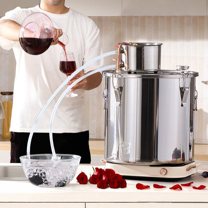 STDB-50L-U - 13.2Gal Stainless Steel Distiller Kit with Cooling Pot