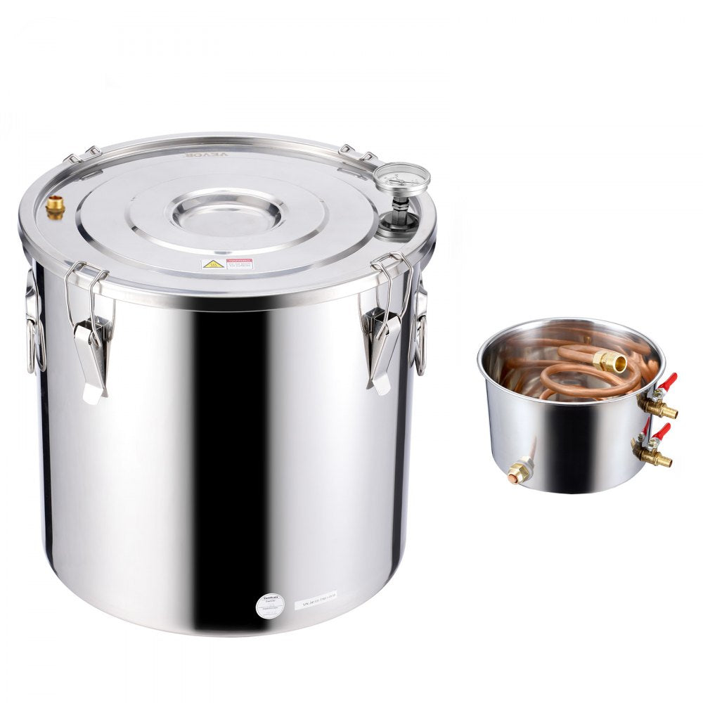 STDB-50L-U - 13.2Gal Stainless Steel Distiller Kit with Cooling Pot
