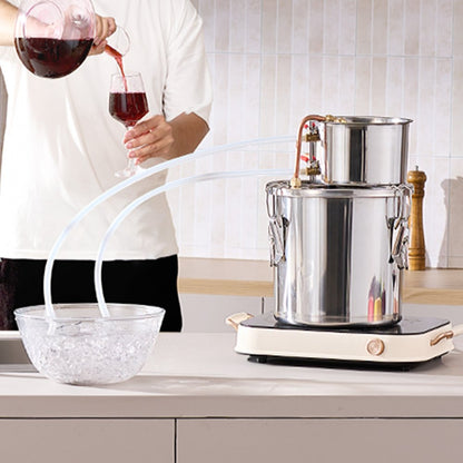 STDB-10L - 3 Gal Stainless Steel Distillation Kit with Cooling Pot and Valves