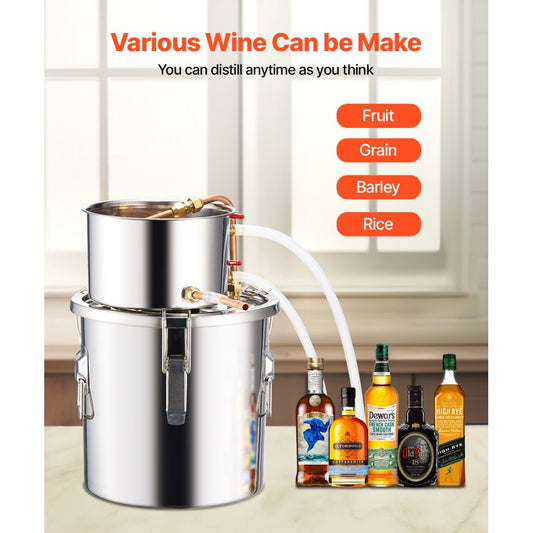 STDB-10L-U - 3 Gal Stainless Steel Distillation Kit with Cooling System