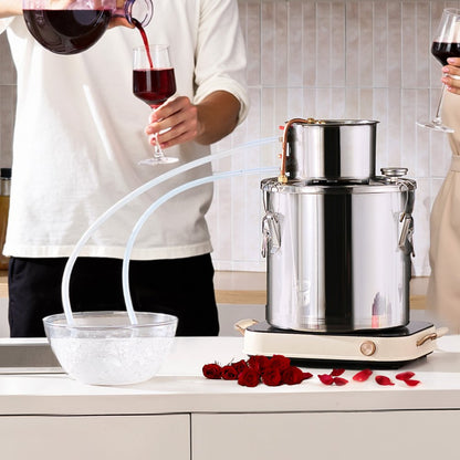 STDB-20L - Stainless Steel 5 Gal Distillation Kit with Cooling Pot