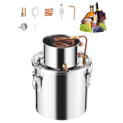 STDB-20L - Stainless Steel 5 Gal Distillation Kit with Cooling Pot