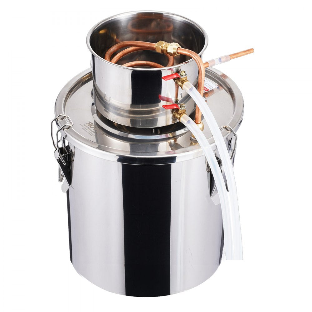 STDB-20L - Stainless Steel 5 Gal Distillation Kit with Cooling Pot