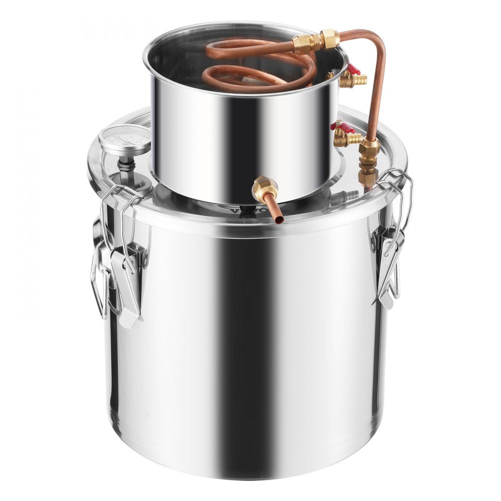 STDB-20L - Stainless Steel 5 Gal Distillation Kit with Cooling Pot