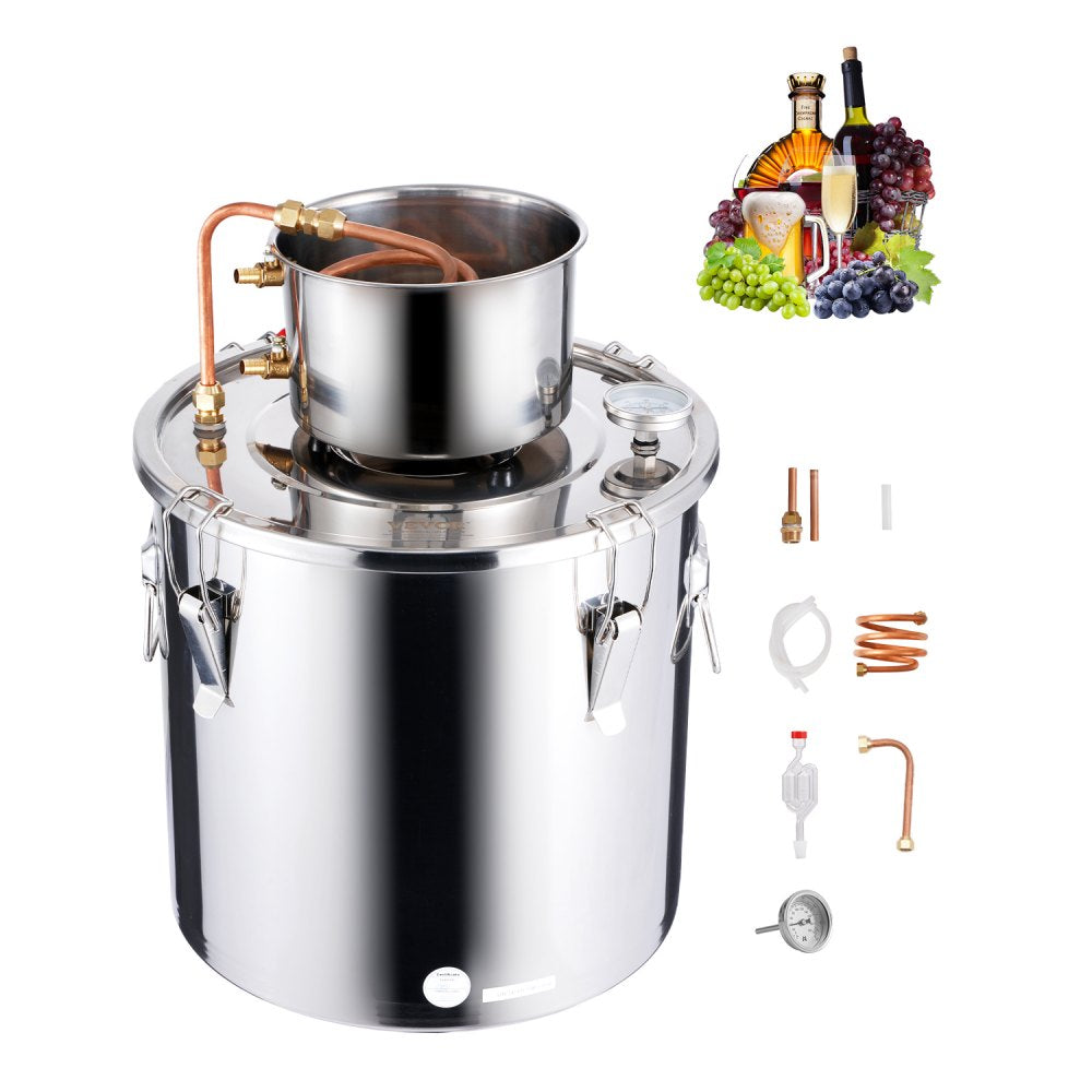 STDB-30L - 8 Gal Stainless Steel Distillation Kit with Cooling Pot