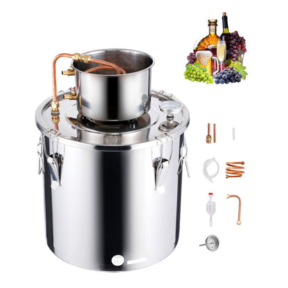 STDB-30L - 8 Gal Stainless Steel Distillation Kit with Cooling Pot