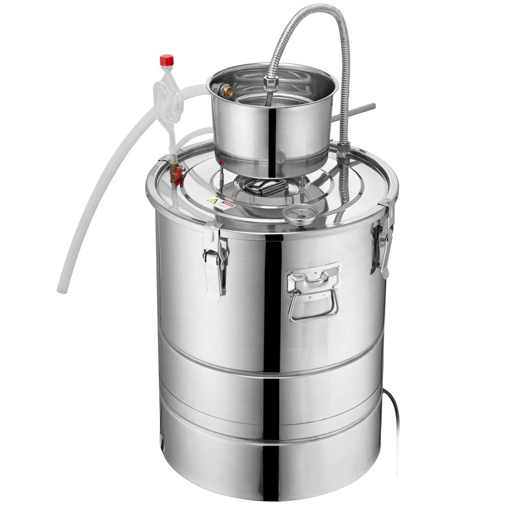 EZL-EH-50S-U - Compact 15 Gallon Stainless Steel Alcohol Distiller Kit