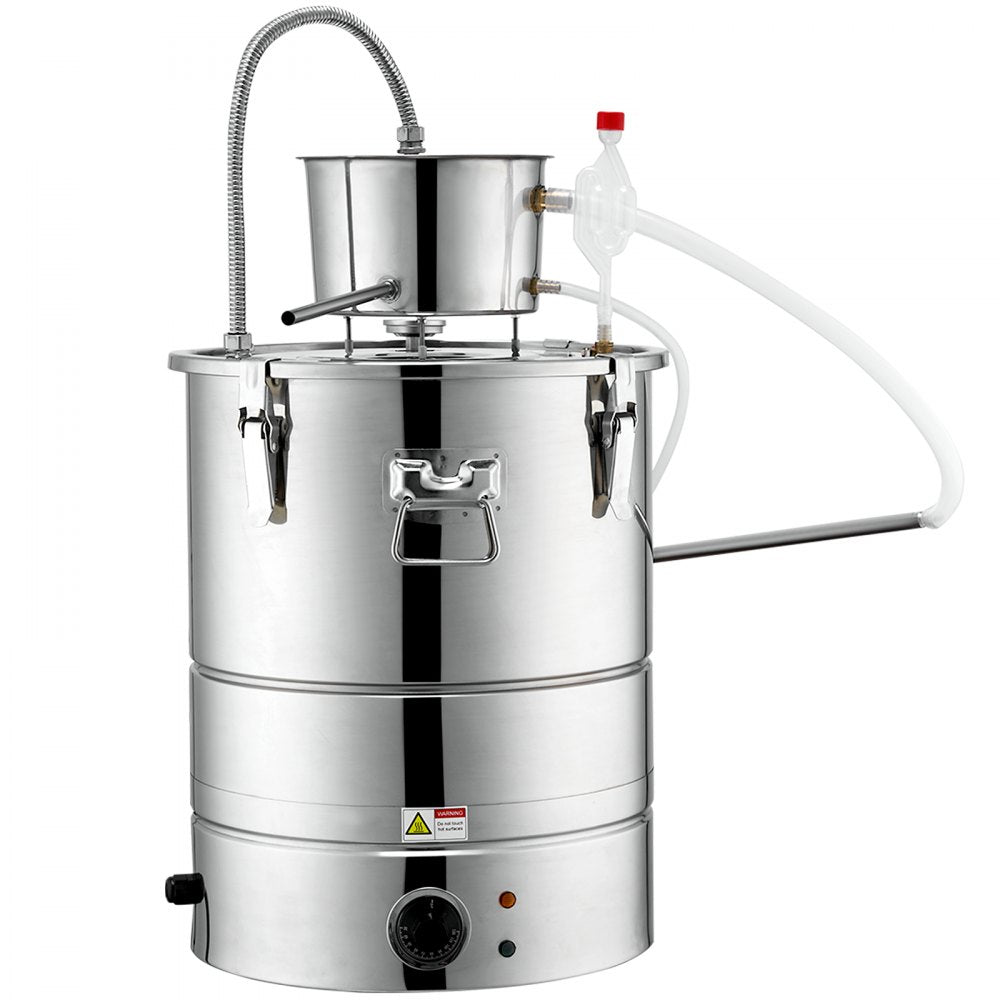 EZL-EH-50S-U - Compact 15 Gallon Stainless Steel Alcohol Distiller Kit