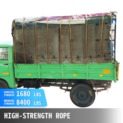010720522735 - 150' Heavy-Duty Polyester Pulling Rope, 8400 lbs Strength