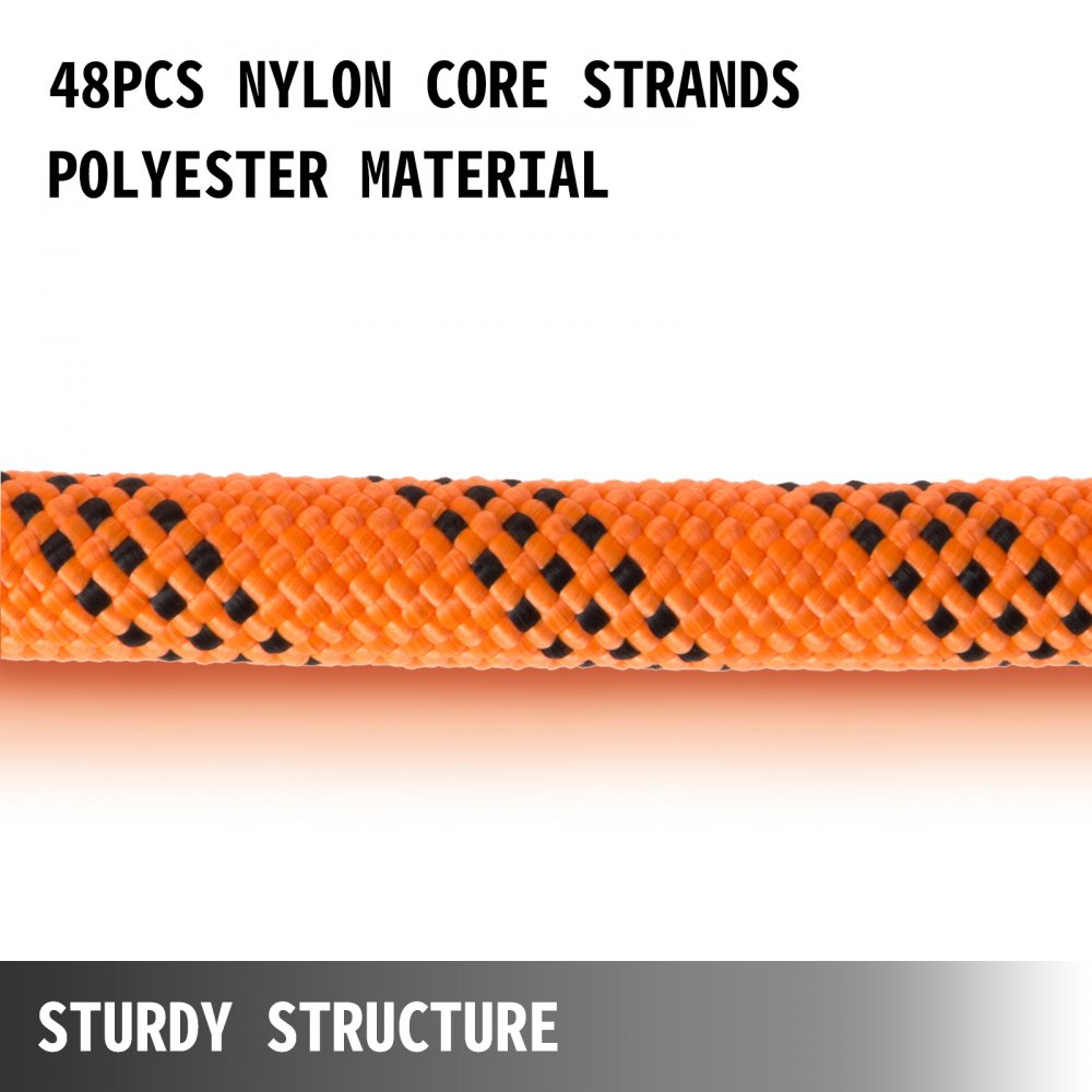 010974498099 - 200' Durable Polyester Load & Pull Rope, High Strength Design