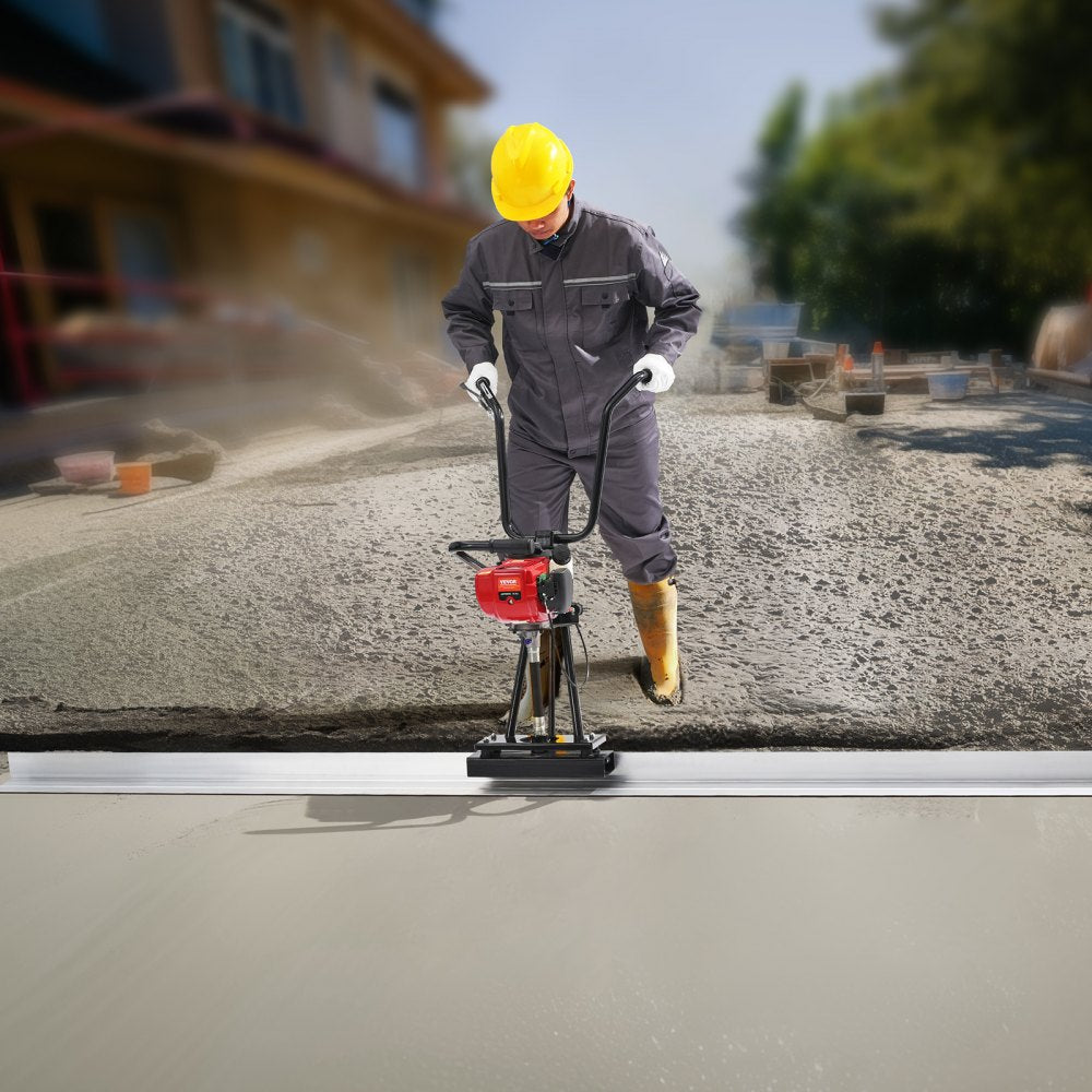 ZPJ-25A-8 - Efficient 8ft VEVOR Gas Concrete Power Screed with Adjustable Handle