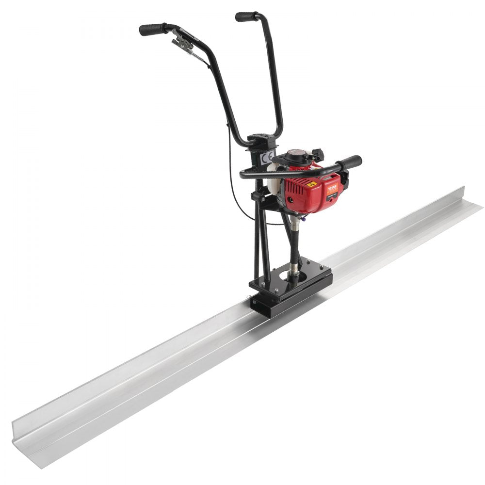 ZPJ-25A-8 - Efficient 8ft VEVOR Gas Concrete Power Screed with Adjustable Handle