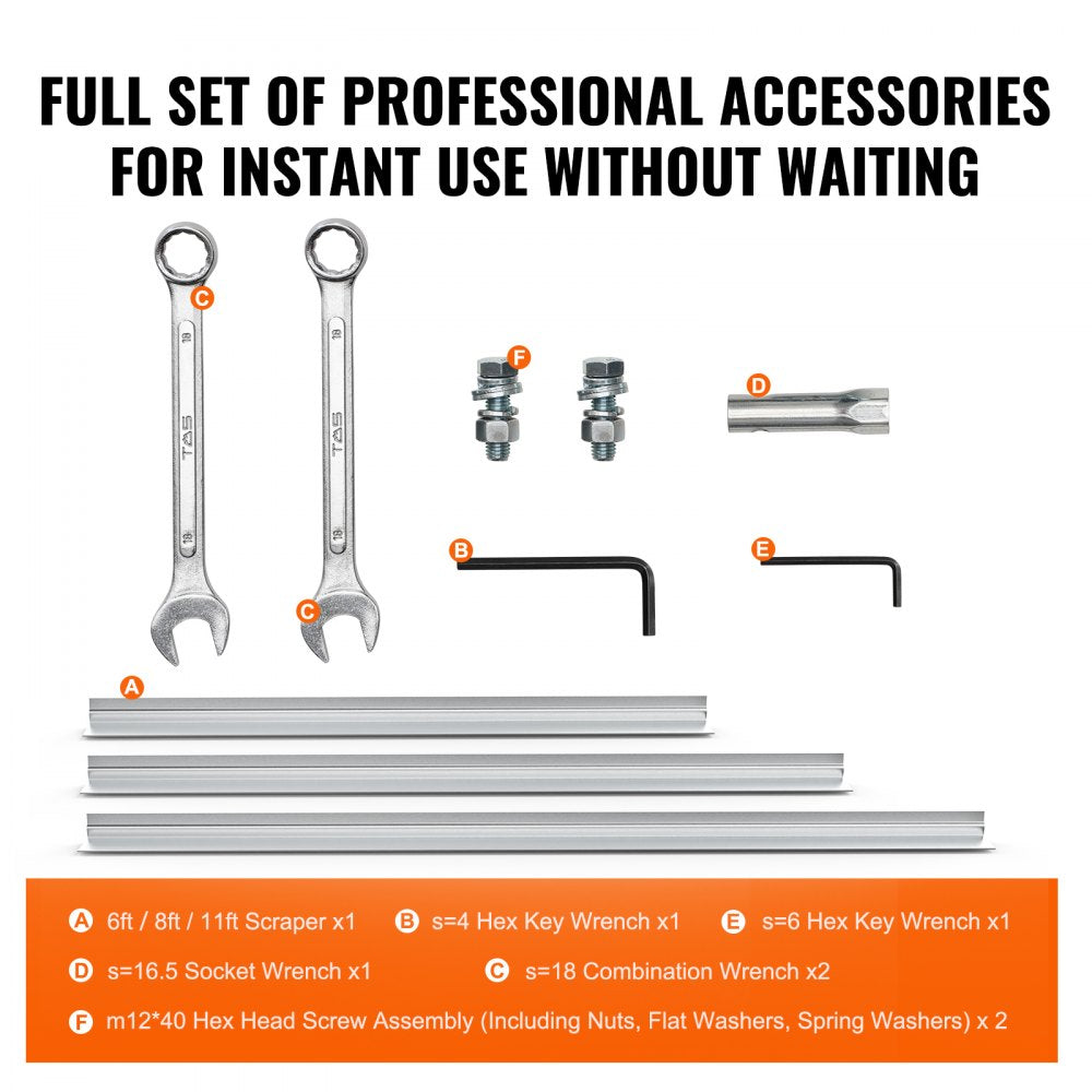 ZPJ-25A-6/8/11 - Powerful Gas Concrete Screed with Adjustable Handle and 6500 RPM Motor