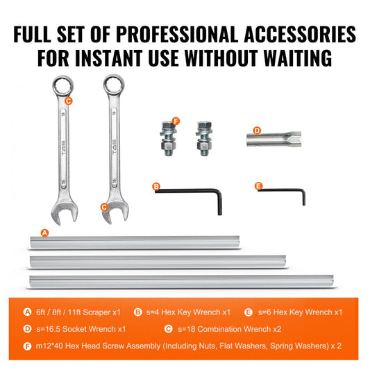 ZPJ-25A-6/8/11 - Powerful Gas Concrete Screed with Adjustable Handle and 6500 RPM Motor
