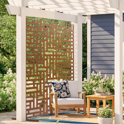HA-SS-06 - Durable 36"x72" Metal Privacy Screen for Outdoor & Indoor Use