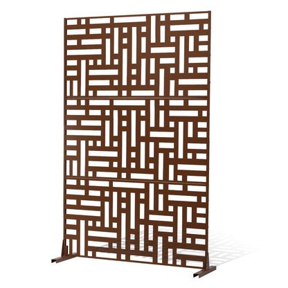 HA-SS-06 - Durable 36"x72" Metal Privacy Screen for Outdoor & Indoor Use