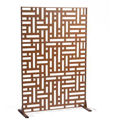 HA-SS-06 - Durable 36"x72" Metal Privacy Screen for Outdoor & Indoor Use