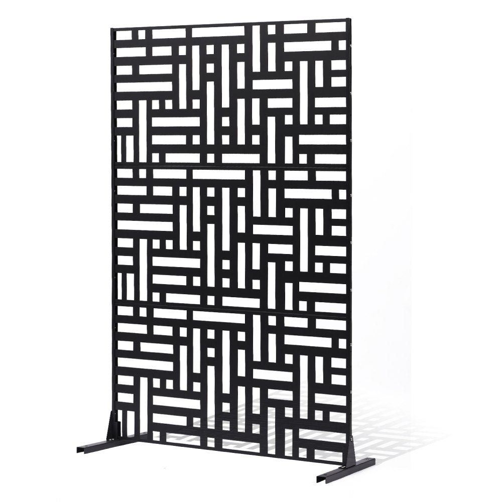 HA-SS-01 - 47" x 76" Durable Metal Privacy Screen for Indoor/Outdoor Use