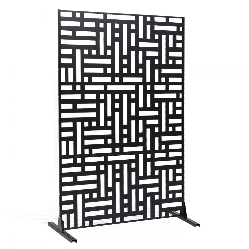 HA-SS-01 - 47" x 76" Durable Metal Privacy Screen for Indoor/Outdoor Use