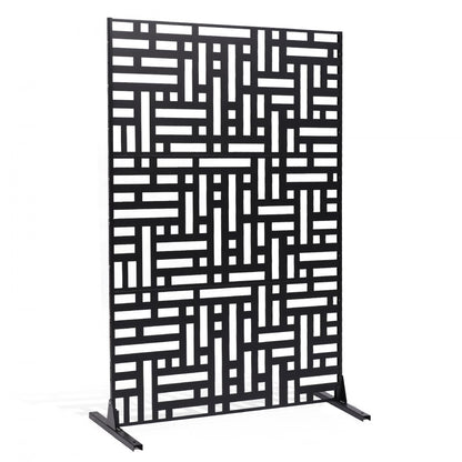 HA-SS-01 - 47" x 76" Durable Metal Privacy Screen for Indoor/Outdoor Use