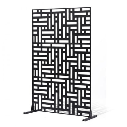 HA-SS-01 - 47" x 76" Durable Metal Privacy Screen for Indoor/Outdoor Use