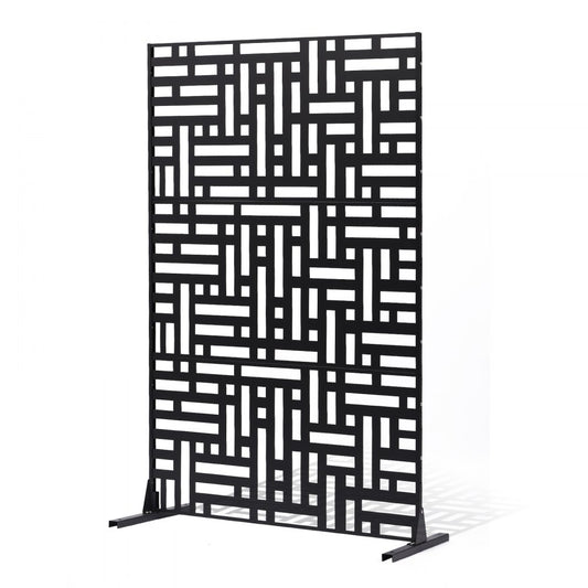 HA-SS-01 - 47" x 76" Durable Metal Privacy Screen for Indoor/Outdoor Use