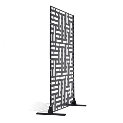 HA-SS-01 - 47" x 76" Durable Metal Privacy Screen for Indoor/Outdoor Use