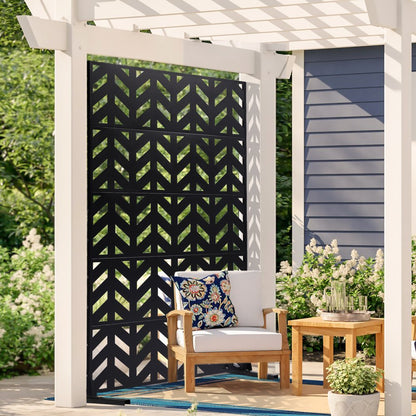 HA-SS-05 - 47"x72" Durable Metal Privacy Screen for Outdoor & Indoor Use