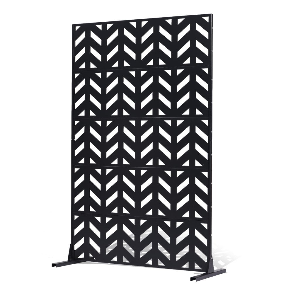 HA-SS-05 - 47"x72" Durable Metal Privacy Screen for Outdoor & Indoor Use