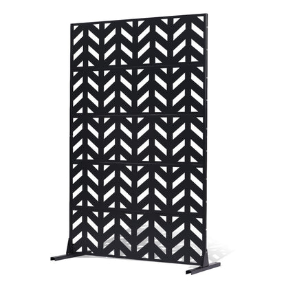 HA-SS-05 - 47"x72" Durable Metal Privacy Screen for Outdoor & Indoor Use