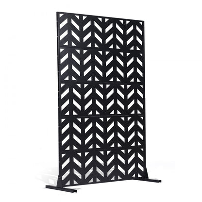 HA-SS-05 - 47"x72" Durable Metal Privacy Screen for Outdoor & Indoor Use