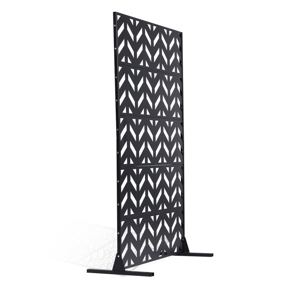 HA-SS-05 - 47"x72" Durable Metal Privacy Screen for Outdoor & Indoor Use