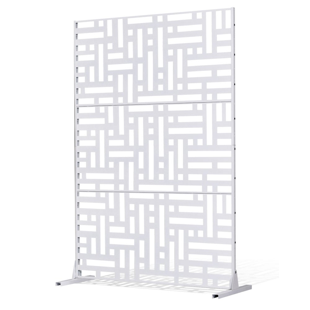 HA-SS-03 - 47" x 76" Durable Metal Privacy Screen for Outdoor Use