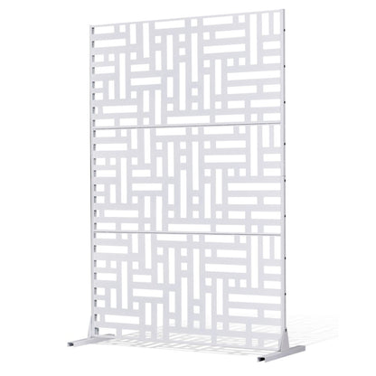 HA-SS-03 - 47" x 76" Durable Metal Privacy Screen for Outdoor Use