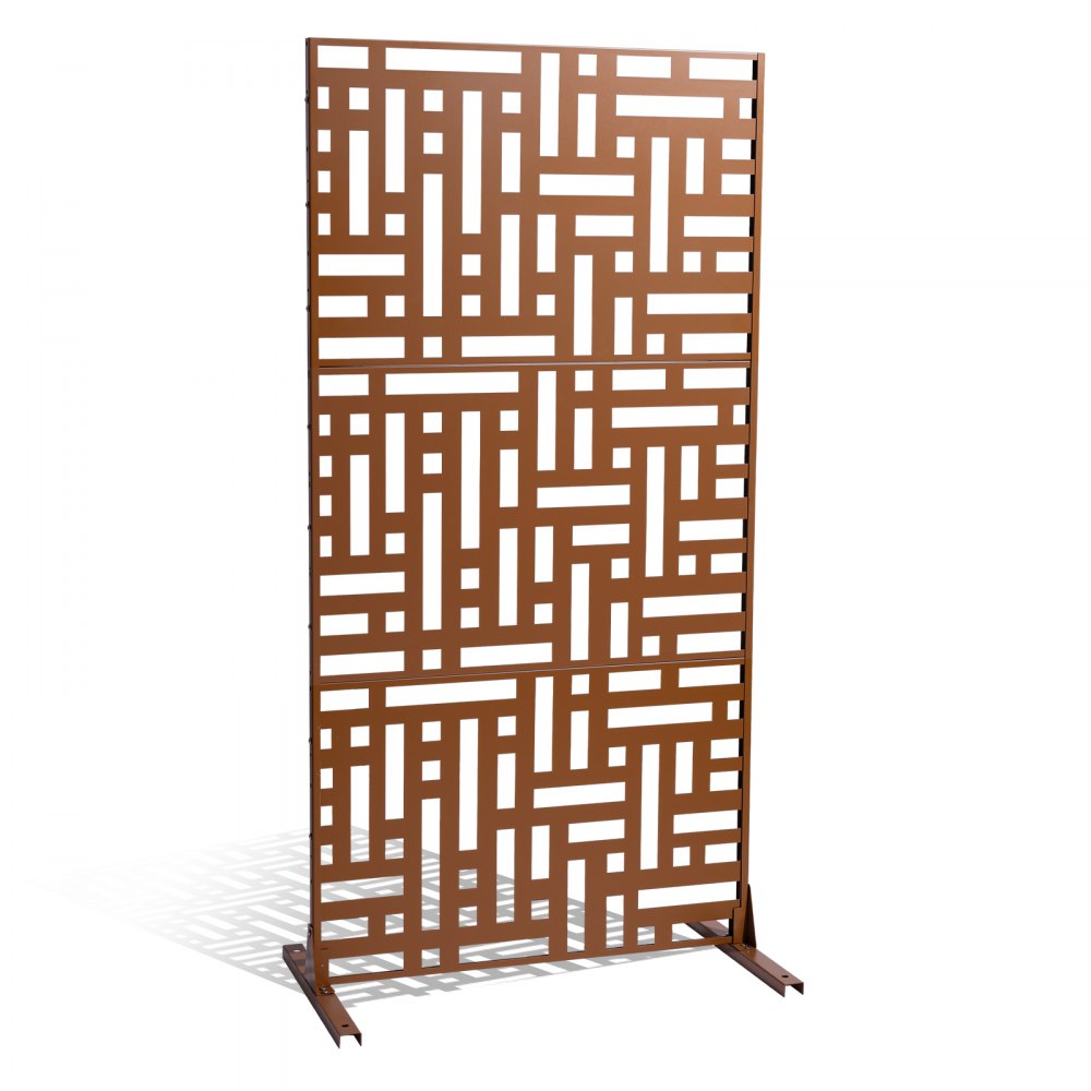 HA-SS-02 - 47"x76" Durable Metal Privacy Screen for Outdoor & Indoor Use