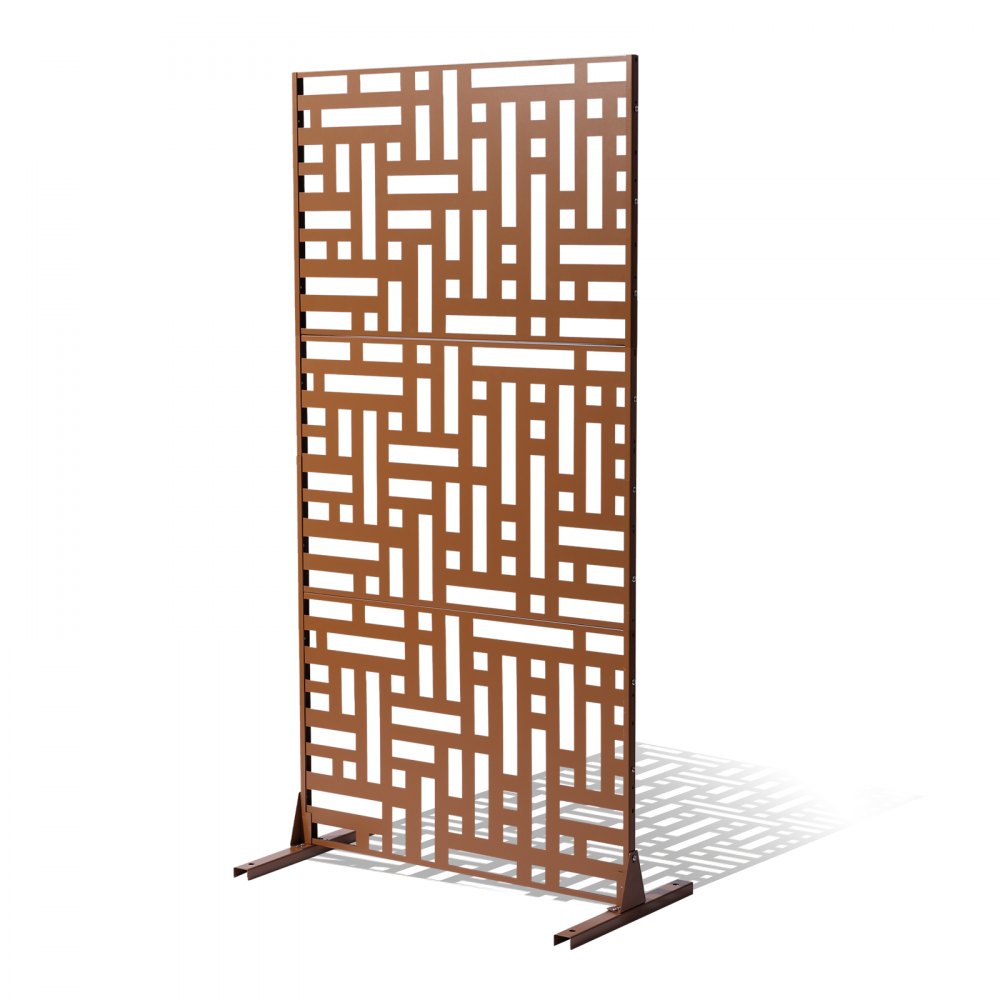 HA-SS-02 - 47"x76" Durable Metal Privacy Screen for Outdoor & Indoor Use