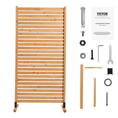 AHHSXNYH - 36" x 76" Wooden Privacy Screen for Garden and Patio