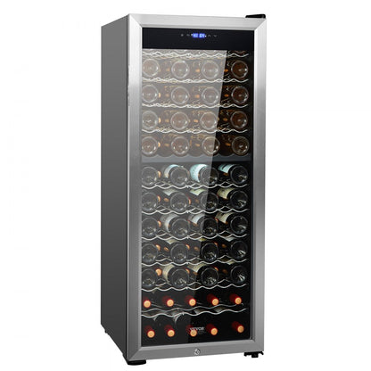 JC-208WD - 80-Bottle Dual Zone Wine Cooler with Stylish Design