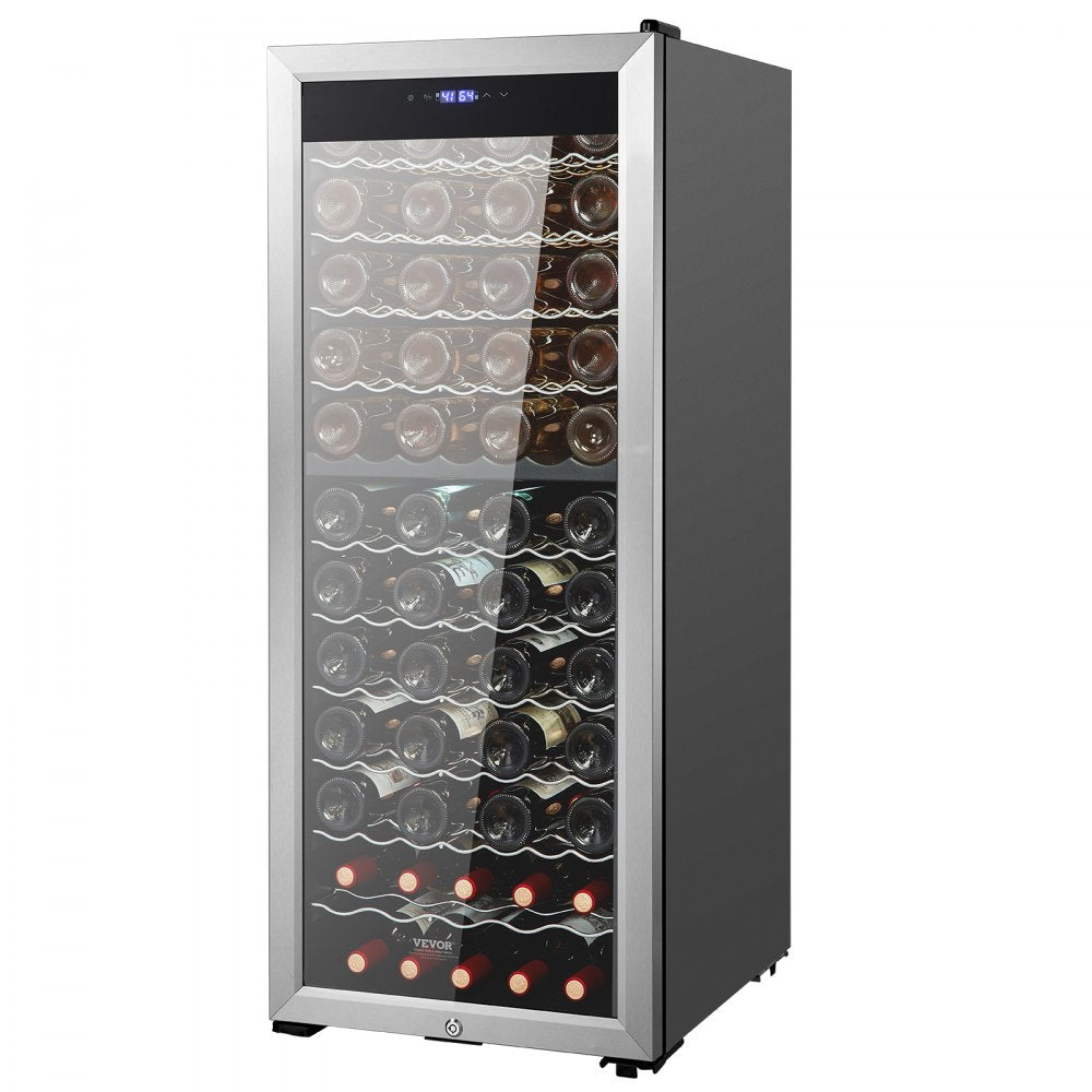 JC-208WD - 80-Bottle Dual Zone Wine Cooler with Stylish Design